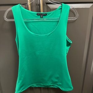 Boston Proper-So Modern Scoop Neck Tank-Size M Green